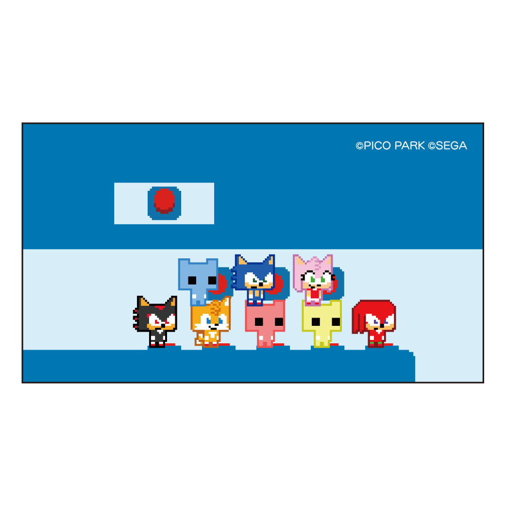『SONIC PICO PARK』ステッカーセット(プレイ画面ver.)