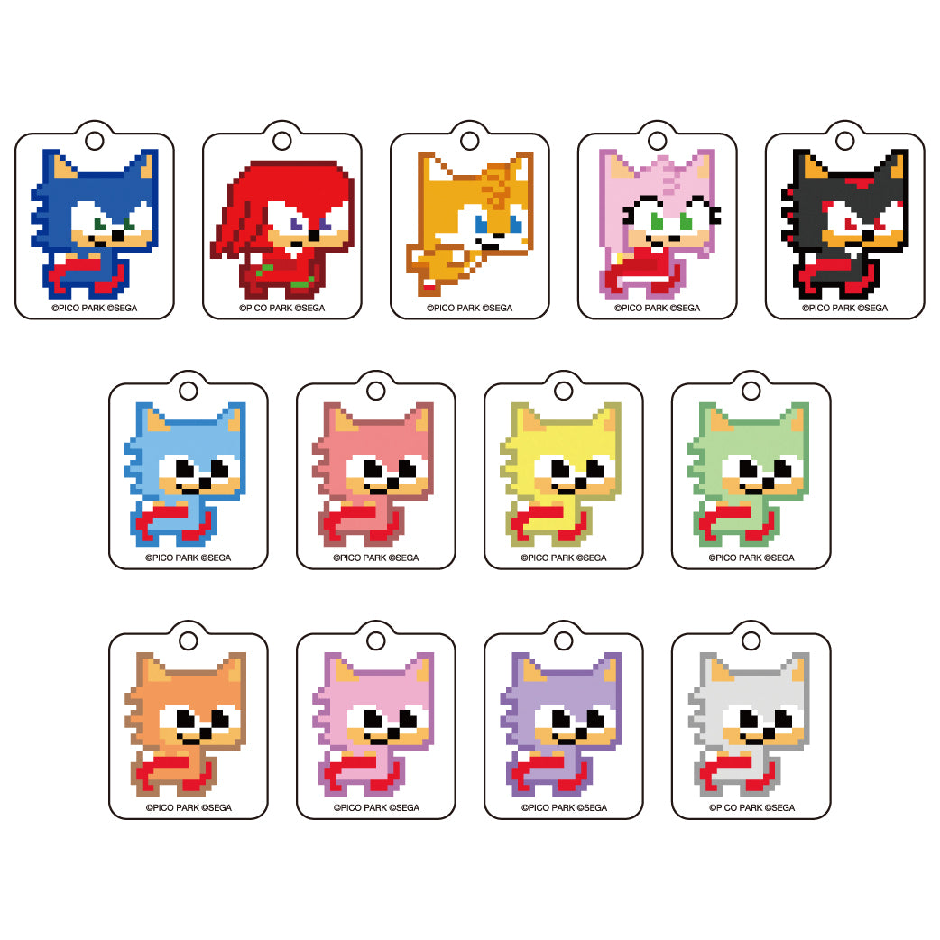 【トレーディング】『SONIC PICO PARK』アクリルブロックキーホルダー